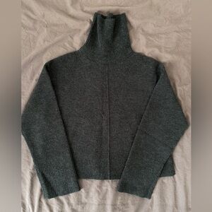 & Other Stories deep green boxy sweater